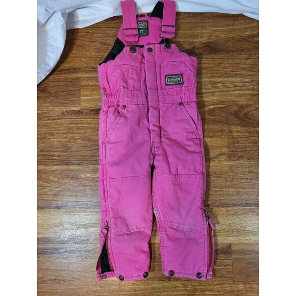Workwear Other - C.E Schmidt Workwear Pink Size 2T Quilted Lined Overalls Workwear